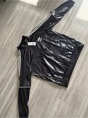 Adidas Black Trefoil Track Jacket (XL)
